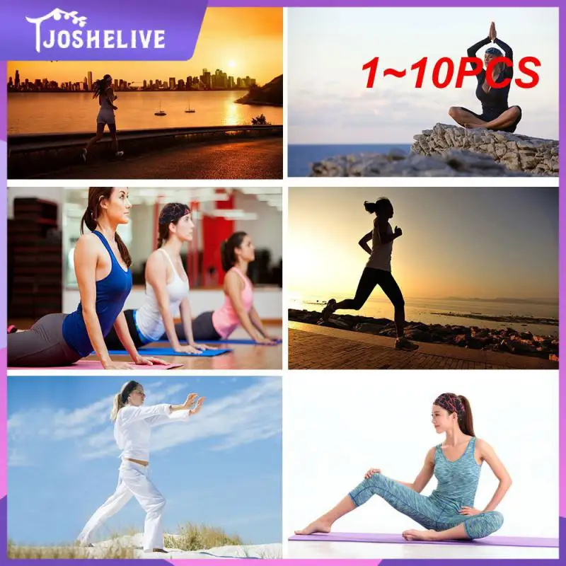 

1~10PCS 10-Ultra-Thin Sports Sweatband Breathable Absorbent Headband Sweat Hair Head Band Soft Smooth Outdoor Sport Yoga