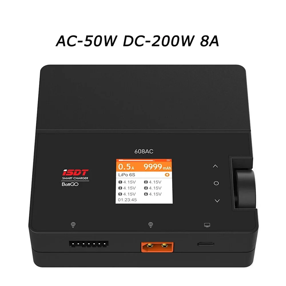 

Интеллектуальное зарядное устройство ISDT 608AC 200W 8A BattGo