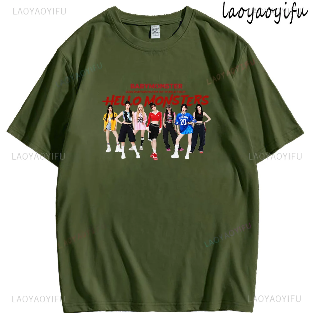 BABYMONSTER ベビモン Hello ソウル T-SHIRT 白 XL BABYMONSTER - HELLO MONSTERS 2025 1ST WORLD TOUR IN SEOUL