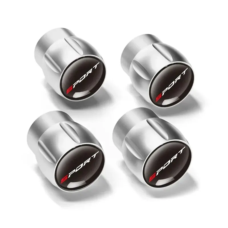 4 tapas de válvula de neumático de aluminio para rueda de coche, cubiertas de vástago de llanta de neumático, resistentes al agua y al aire, para automóviles, motocicletas, camiones y bicicletas