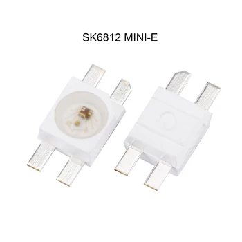 MINI-E RGB 픽셀 LED 칩 3228 SMD, 개별 주소 지정 가능, 풀 컬러 DC5V 12MA, SK6812, WS2812B 와 유사, 50-2000 개