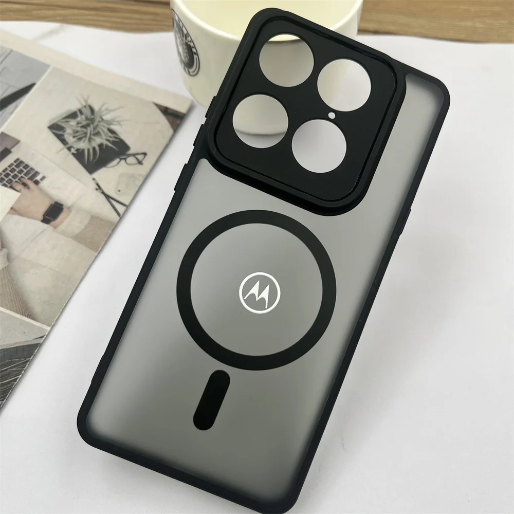 Magnetic Luxury Matte Translucent Case with Magsafe Wireless Charging Compatibility