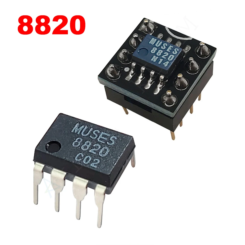 Operational Amplifier AkLIAM Original JRC Muses8820 Muses8920 Op Amp SOP8 to DIP8 Audio operational amplifier audio amplifier board pre amplifier