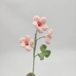 Charming Handmade Crochet Flower Bouquet - Perfect for Home Decor and Mother's Day Gift (Pink)