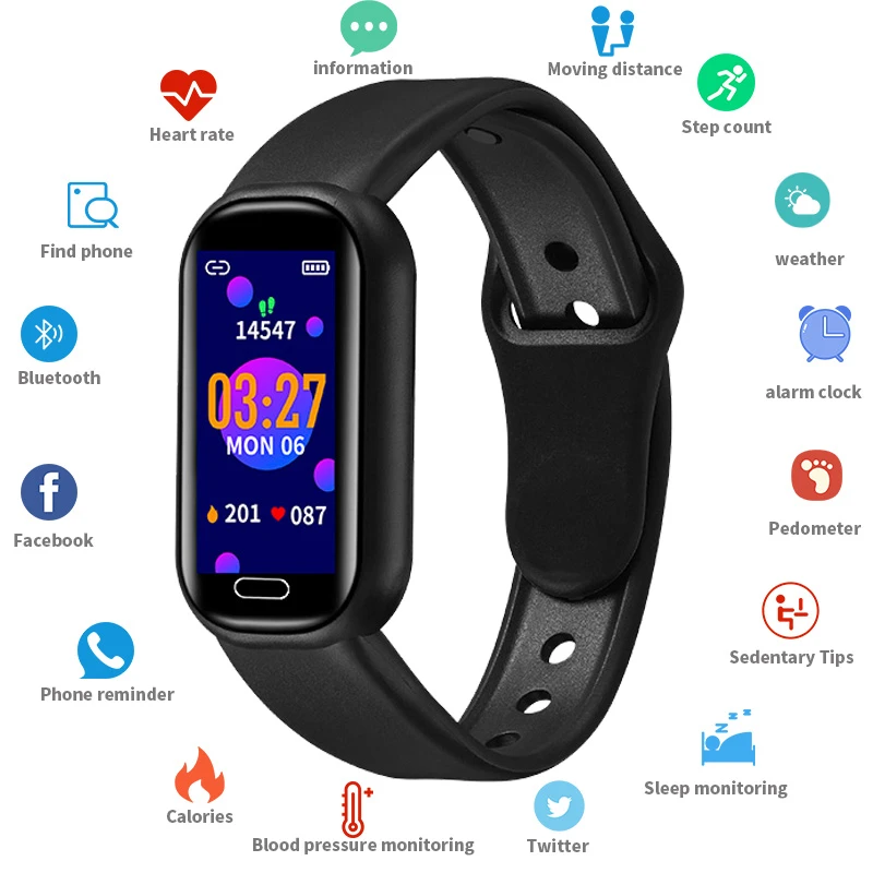 Smart Bracelet Y16 Smart Watch Men Sport Fitness Tracker Heart Rate Sleep Monitor Women Bluetooth Smar Band For Kids IOS Android