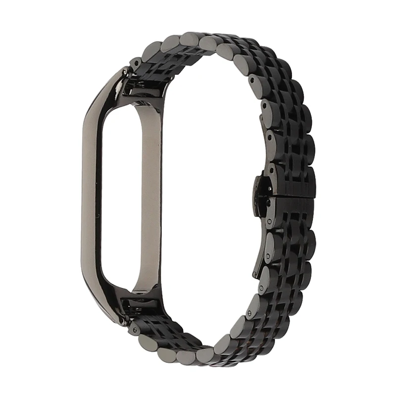 Metal Strap For Xiao Mi Band 7 6 5 4 3 Stainless Steel Bracelet Wristband For Miband 6 Smart Bracelet Wristband Miband 4 Correa