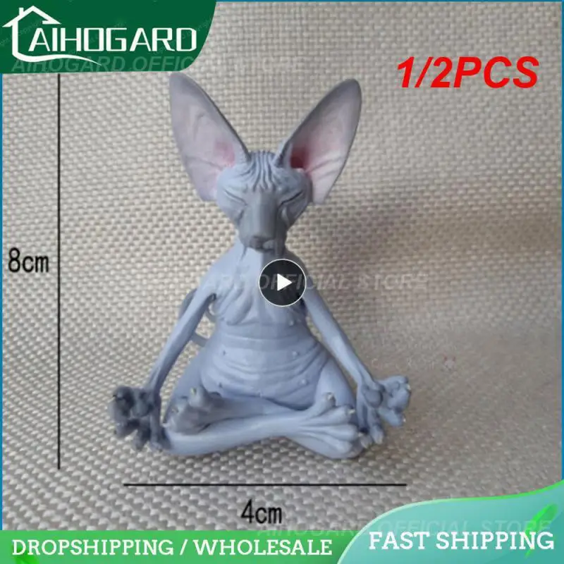 

1/2 шт., статуэтка кошки-Сфинкса