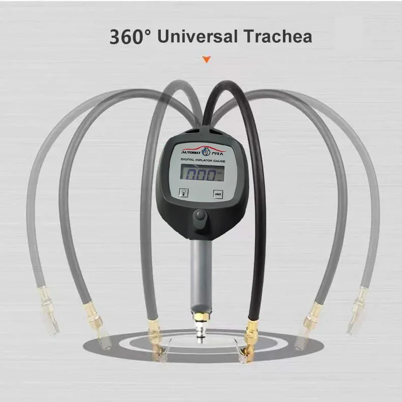 Car Tire Pressure Gauge Air Inflator Digital LCD Display Monitoring Vehicle Tester Universal Car Truck Tire Manometro AMR 4