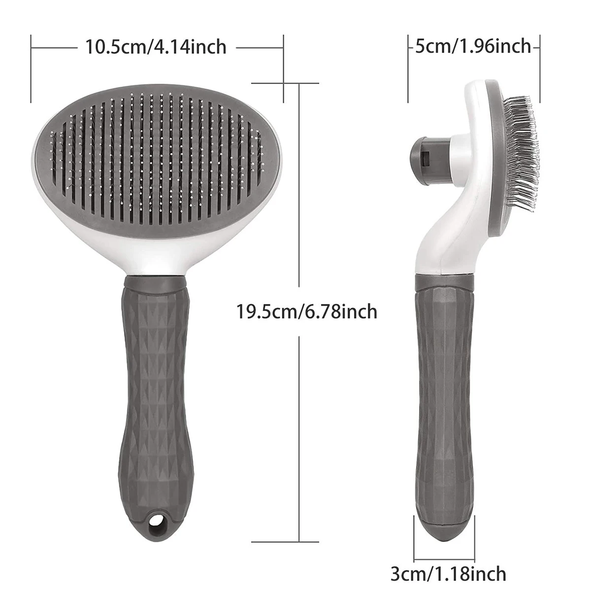 Hair Remover Brush Dog and Cat Non-slip Beauty Brush Dog Grooming Equipment Pets Stainless Steel For Dogs Pet Hair Removal Comb images - 6