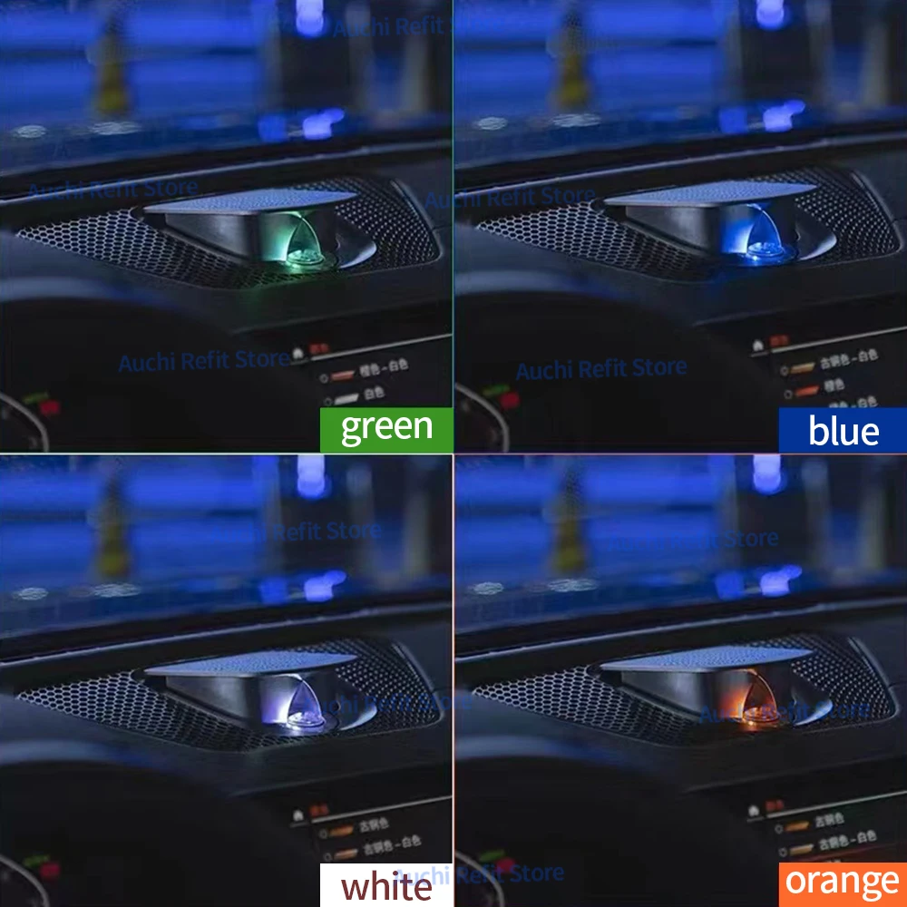 11 가지 색상 LED 리프팅 센터 스피커 주변 조명 BMW G20 G22 G08 G01 X3 G02 X4 G05 X5 G06 X6 G07 X7 글로우 혼 오디오 커버