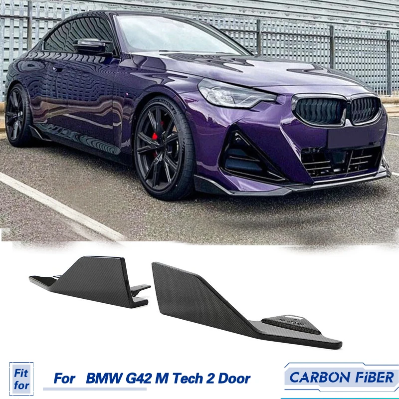 

Carbon Fiber Car Side Skirts Splitters Body Kit Side Canards For BMW 2 Series G42 2 Door 2022 2023