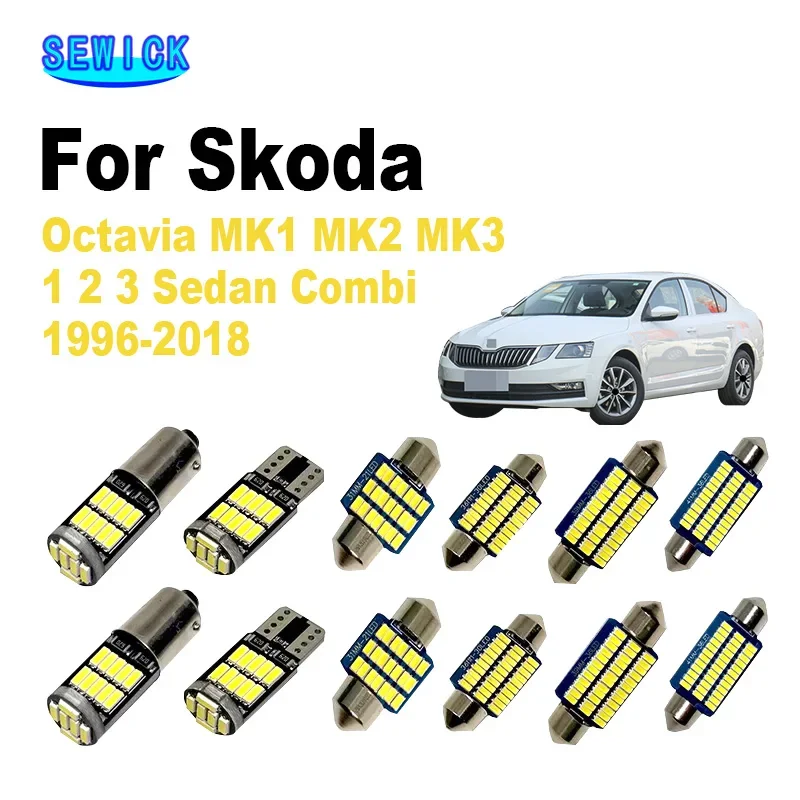 VehicleLEDInteriorMapDomeCanbusForSkodaOctaviaMK1MK2MK312