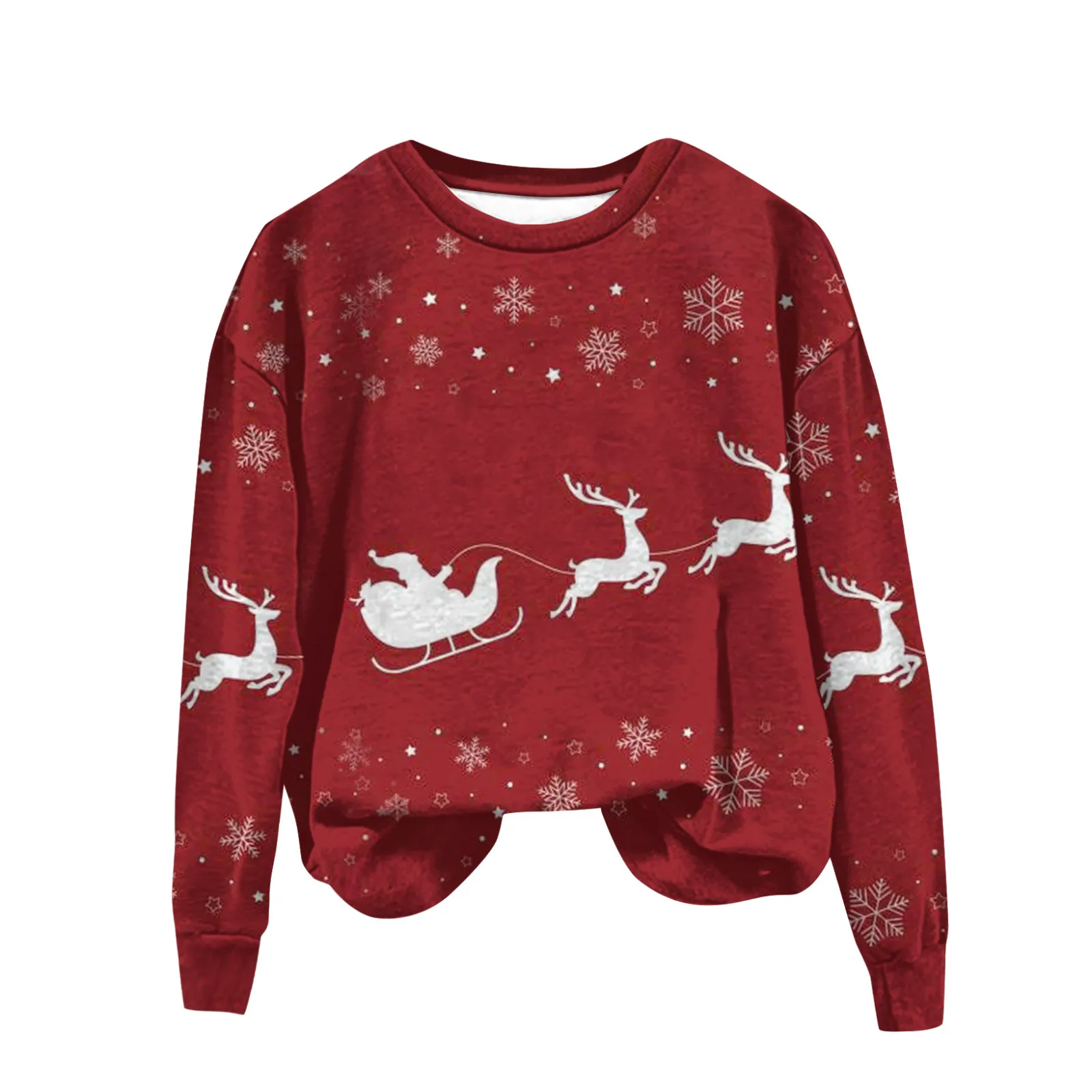 

Christmas Pullover Casual Fashion Women's Streetwear Sweatshirt Print Hooded Long-sleeved Fall Winter Women's Hoodies