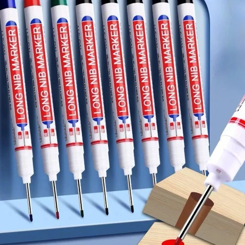 20mm 페인트 펜, 긴 머리 마커 펜, 금속 천공 마커 펜, 목공 장식 미술 용품, 20 개