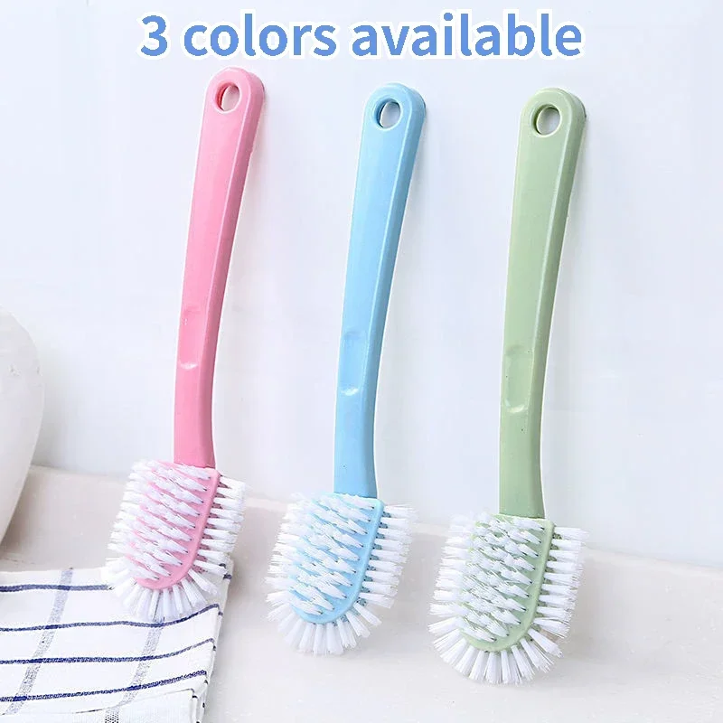 Multifunctional All-round Five-sided Shoe Washing Brush Household Plastic Long-handled Soft-bristle Shoe Brush Multifunctional 4