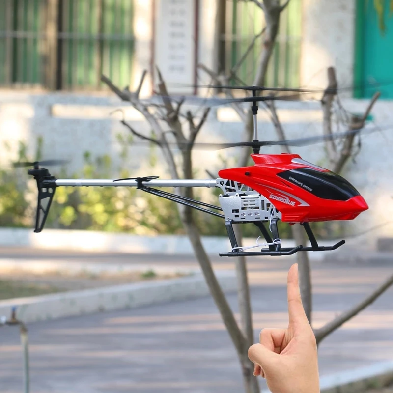 New RC Helicopter Drop-resistant Aircraft Charging With LED Lamps Helicopters Model UAV Kids Toy Gift For Kid - 3