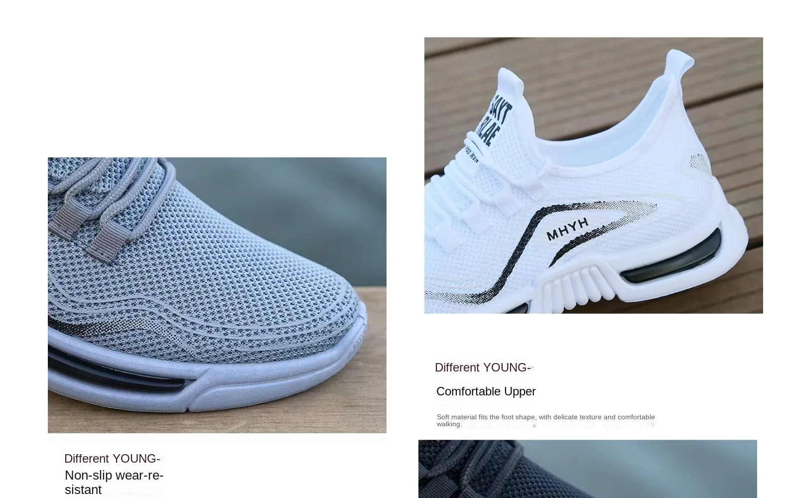 2023 Nya mäns sommarmjuk sula Mesh Sneakers som andas utomhus Löpning Mångsidigt trendigt mode Fritidsskor_voghion.com