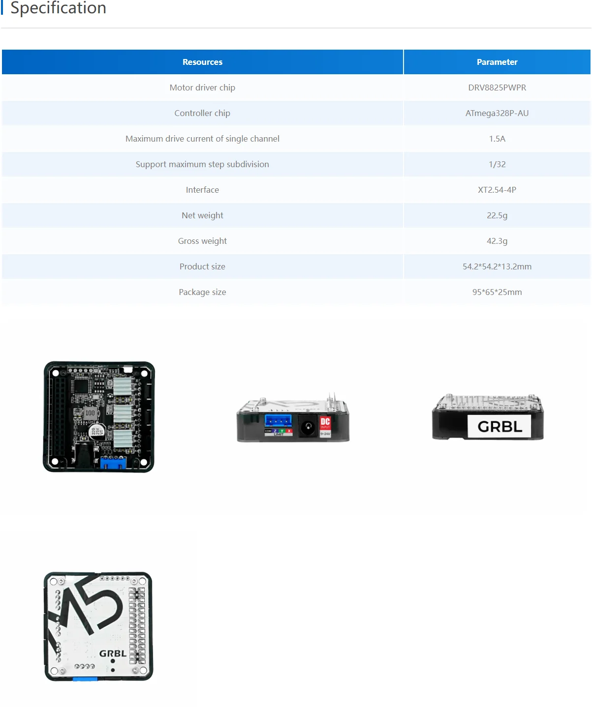 Official GRBL Module 13.2 Stepmotor Driver (DRV8825)