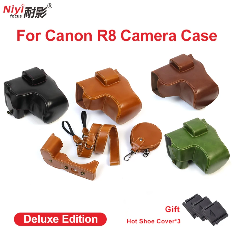 

Защитная сумка для камеры, аксессуары для Canon EOS R8, ремешок на запястье, сумка для аккумулятора