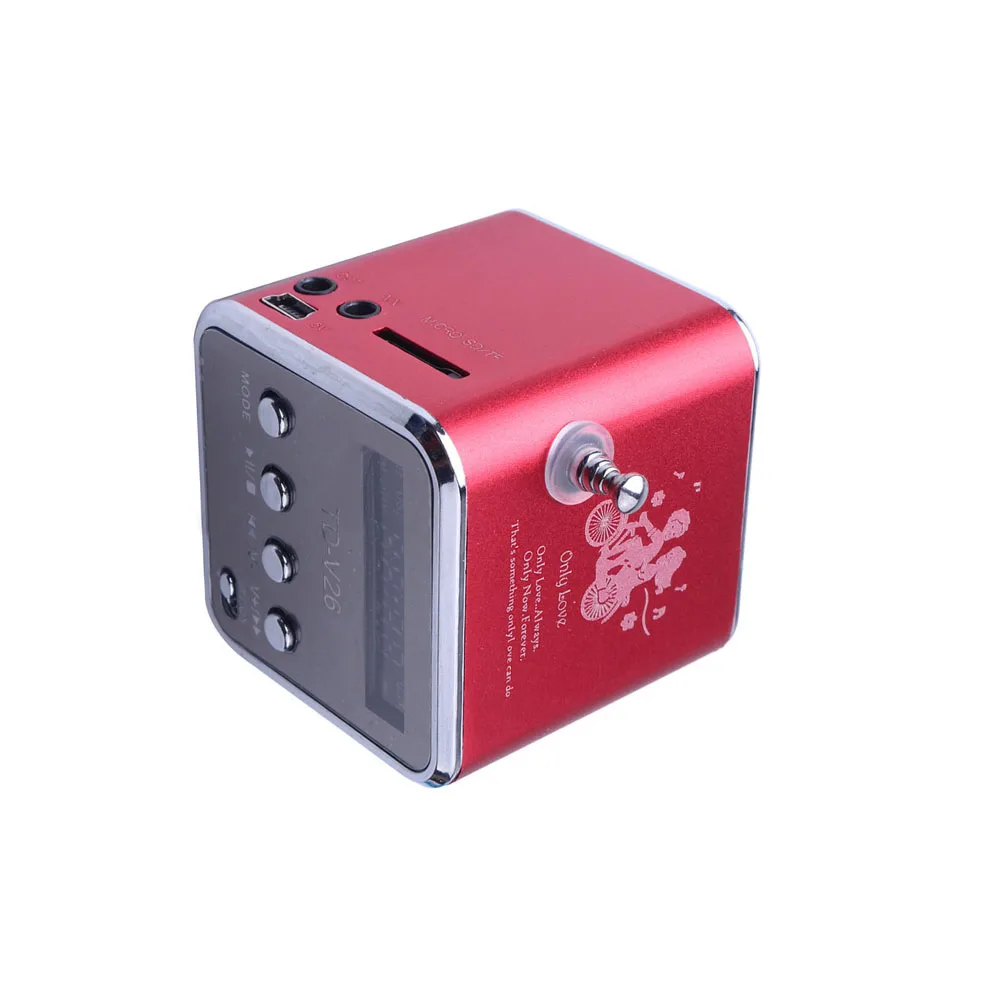 Digitales Mini-AM Radio Mit MP3 Player - Tragbarer Stereo Lautsprecher Mit LED-Taschenlampe