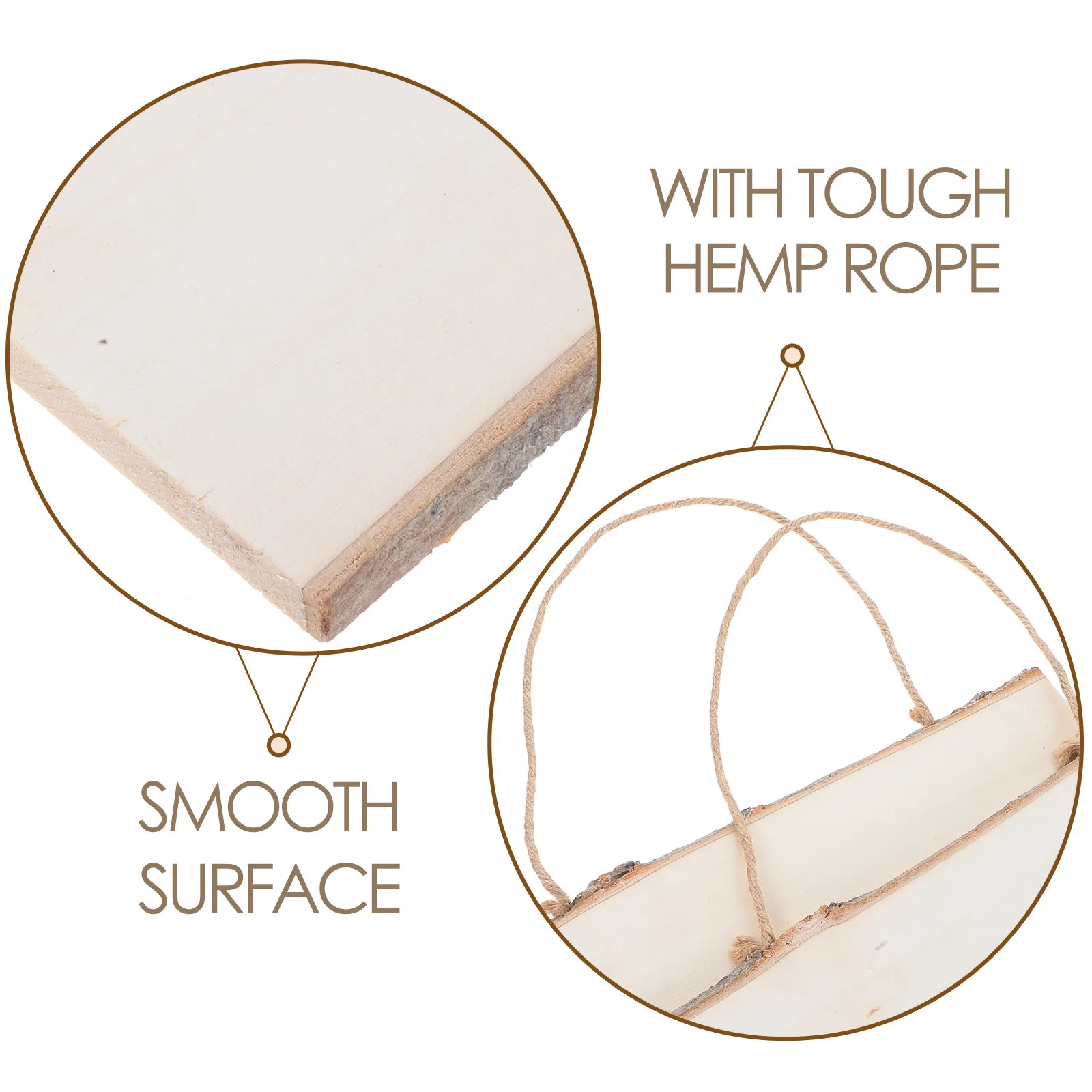 2Pcs 나무 벽걸이 메시지 보드 어린이를위한 빈 매끄러운 표면 그림 그리기 스티커 크리 에이 티브 장식 벽 디스플레이 보드