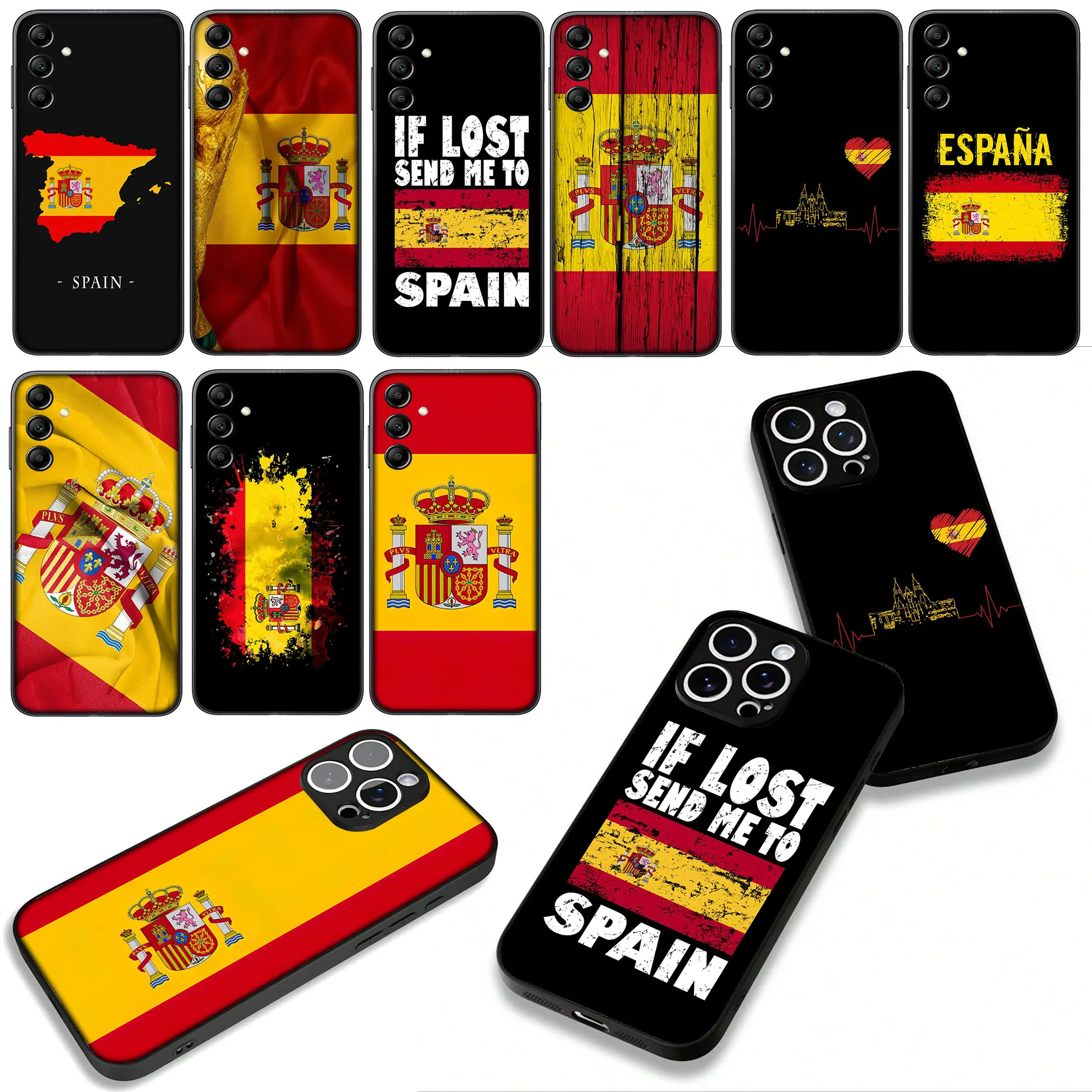 Yellow and Red Spain Flag Phone Case Cover