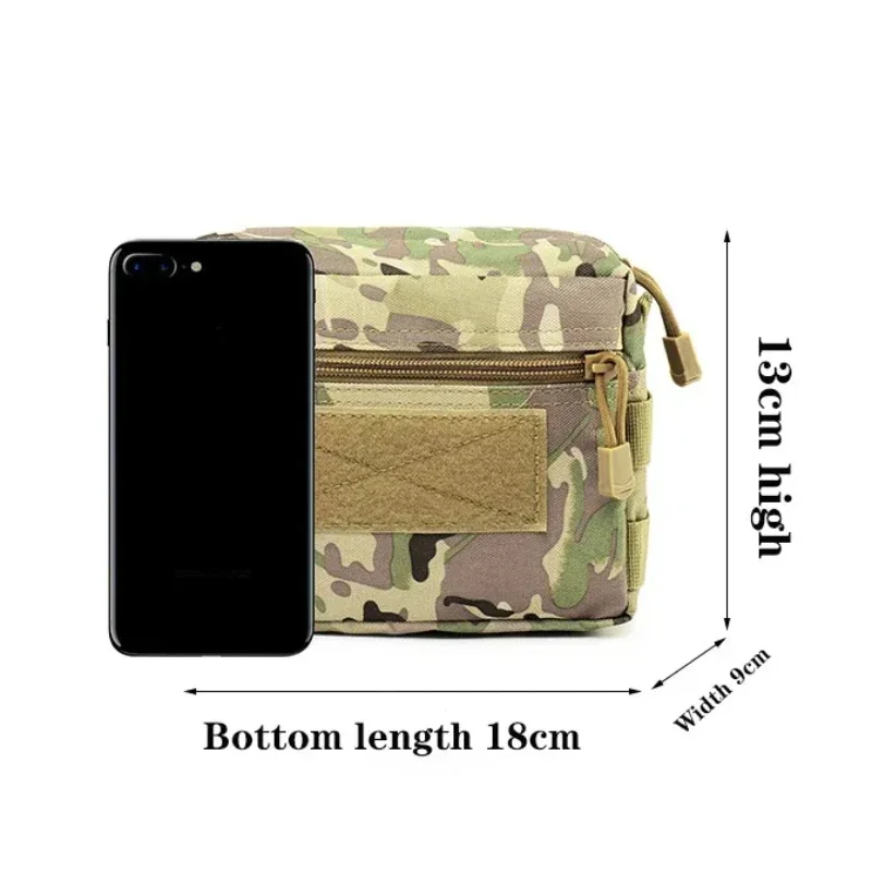 Outdoor Molle Pouches Tactical Admin Pouch Compact EDC Utility Gadget Gear Pouch Carry Accessory Belt Hanging Waist Hunting Bag 2