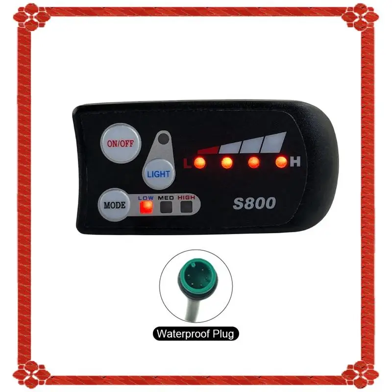 Controller System 26A 36V/48V 500W/750W Motor S800 Electric Bicycle Controller As Shown With Universal Small Kit