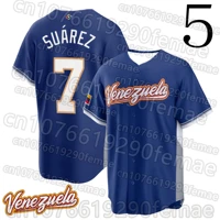 Maikel García # Maillot de baseball 11, nouveau modèle 2026, style Venezuela, haut de sport pour jeunes et hommes, t-shirt de cyclisme, tenue d'entraînement en extérieur 4