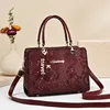 New Snake Skin Red Wedding Bag Large Capacity Tote Crossbody Bag for Women Fashionable Sensation Marriage Handbag