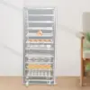 Bun Pan Rack Cover PVC Dustproof Bakery Single Rack Cover for Commercial Bun Pan Bakery Rack Restaurant Home Dining Room Kitchen 2