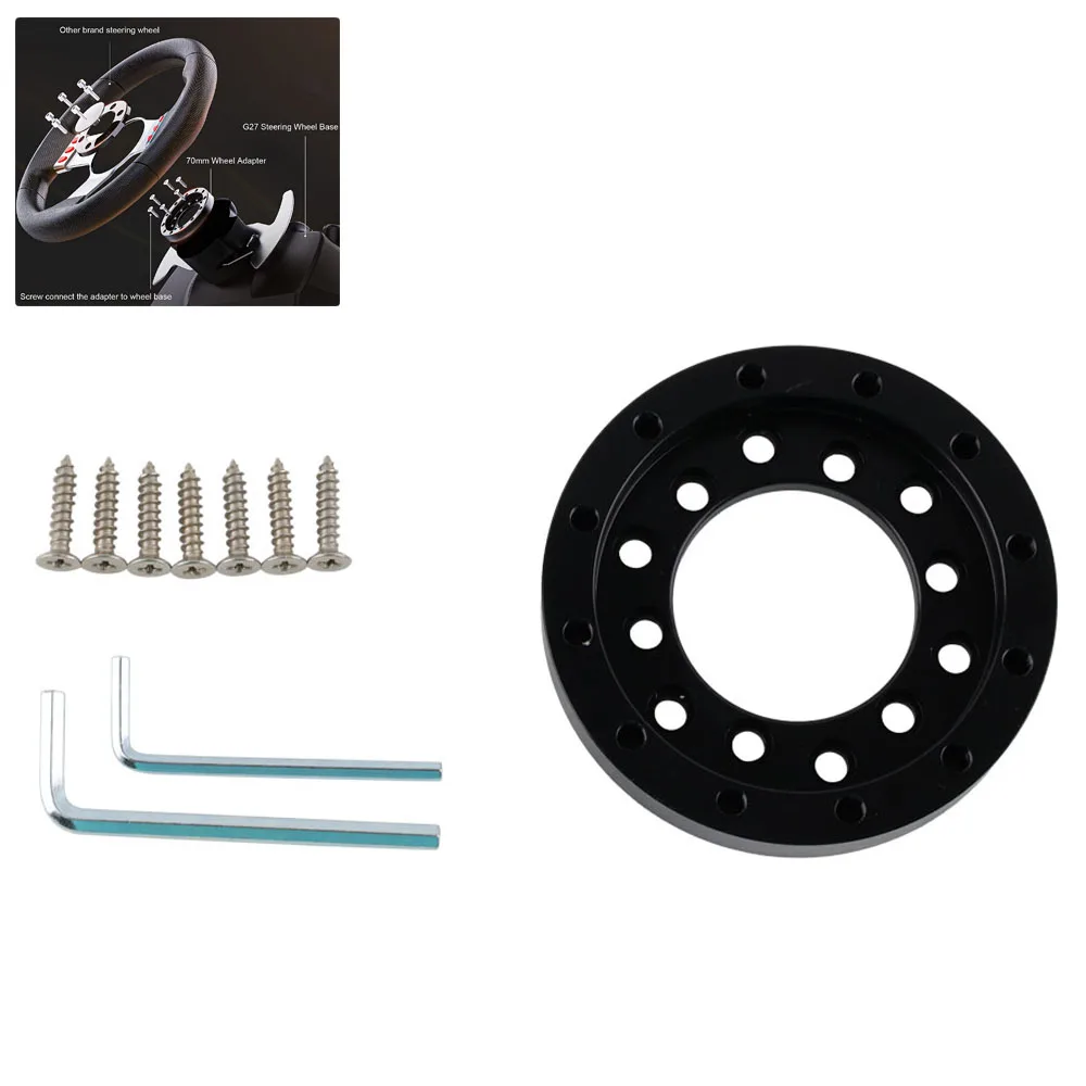 Accessori Piastra Adattatore Volante Da 70Mm Per Logitech G25 G27 G920 Sparco Stock Set