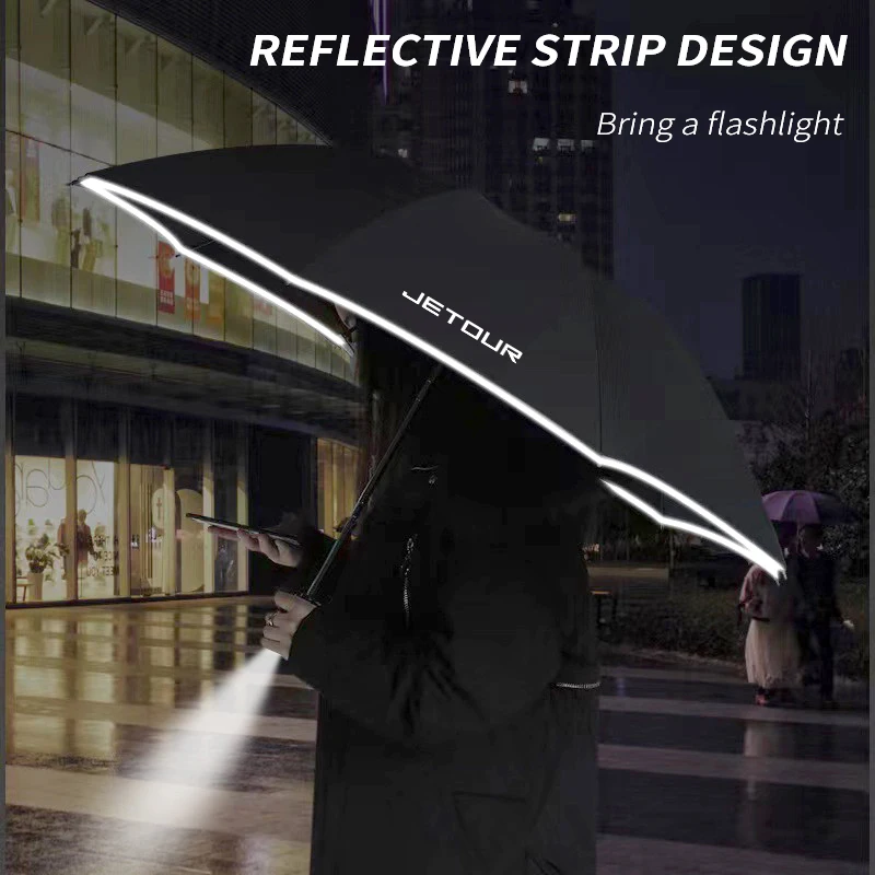 

For Chery Jetour X70 X70SM X90 X95 DASHING i-DM T2T3 Car Fully Automatic Reflective Sun Umbrella Folding Sunshade Accessories