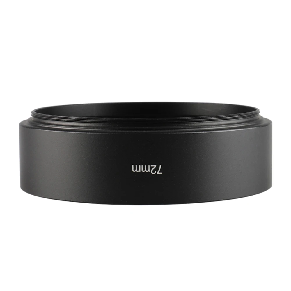 72mm Standard Metal Lens Hood for Lens Witn 72mm Filter Thread for