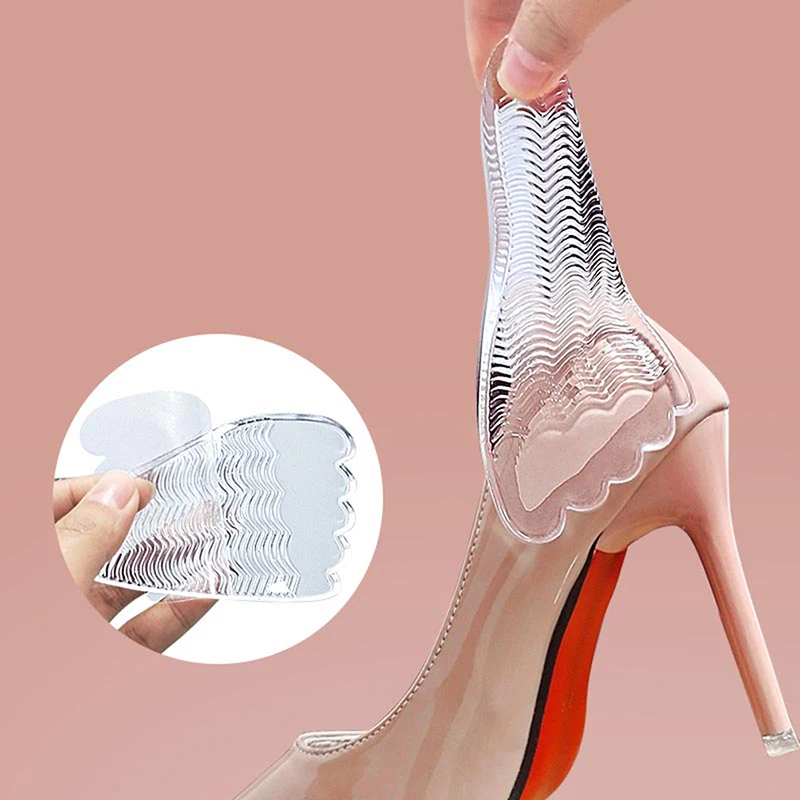발 아치 지지대 패드, 앞발 신발 패드, 평평한 발 교정, 투명 미끄럼 방지 실리콘 깔창, 발 건강 도구, 1 쌍