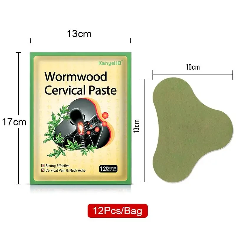 Neck Moxibustion Patch Mugwort Heat Patches For Neck Shoulder Back Waist Hand Hot Assistive Care Patch