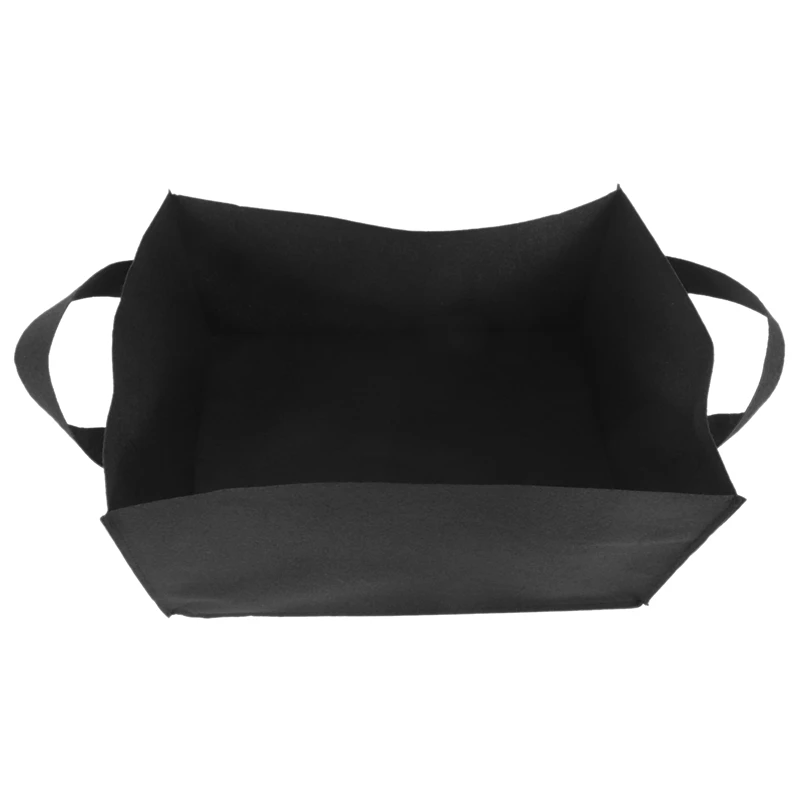 5 Pack Fabric Raised Garden Bed,Square Garden Flower Grow Bag Vegetable Planting Bag Planter Pot with Handles for Plants,Flowers 6
