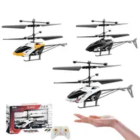 Mini 2 Channel Aerial Vehicle Drone Remote Control Drone Gesture Induction Aircraft Flying Helicopter Flash Children's Toy 1