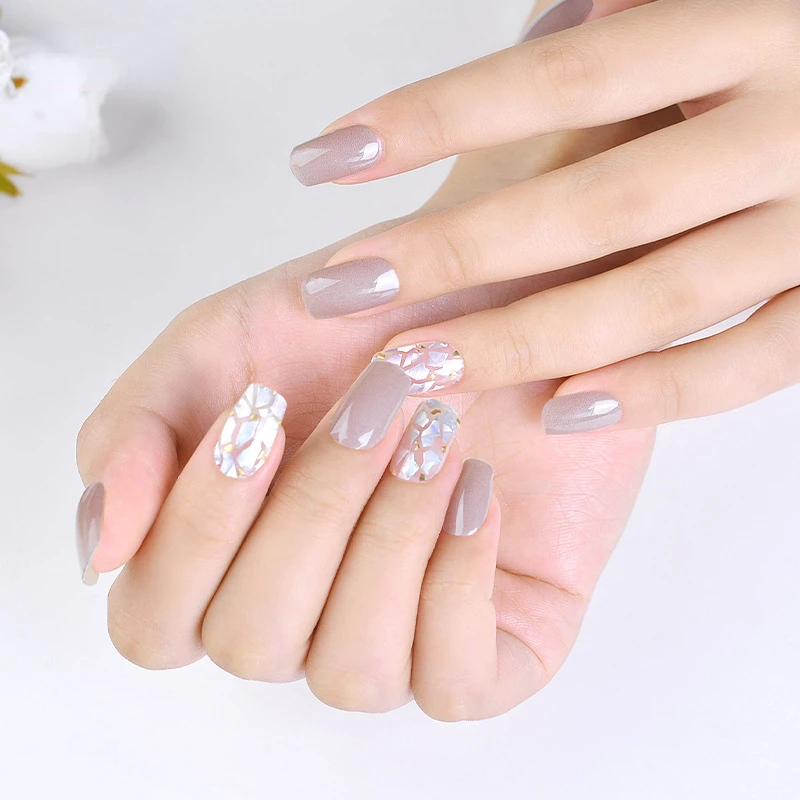 

Nail Art Stickers Adhesive Semi Cured Makaron Nail Decals Manicure Decor for UV LED Lamp Gel Nail Sticker Nail Art Decorations