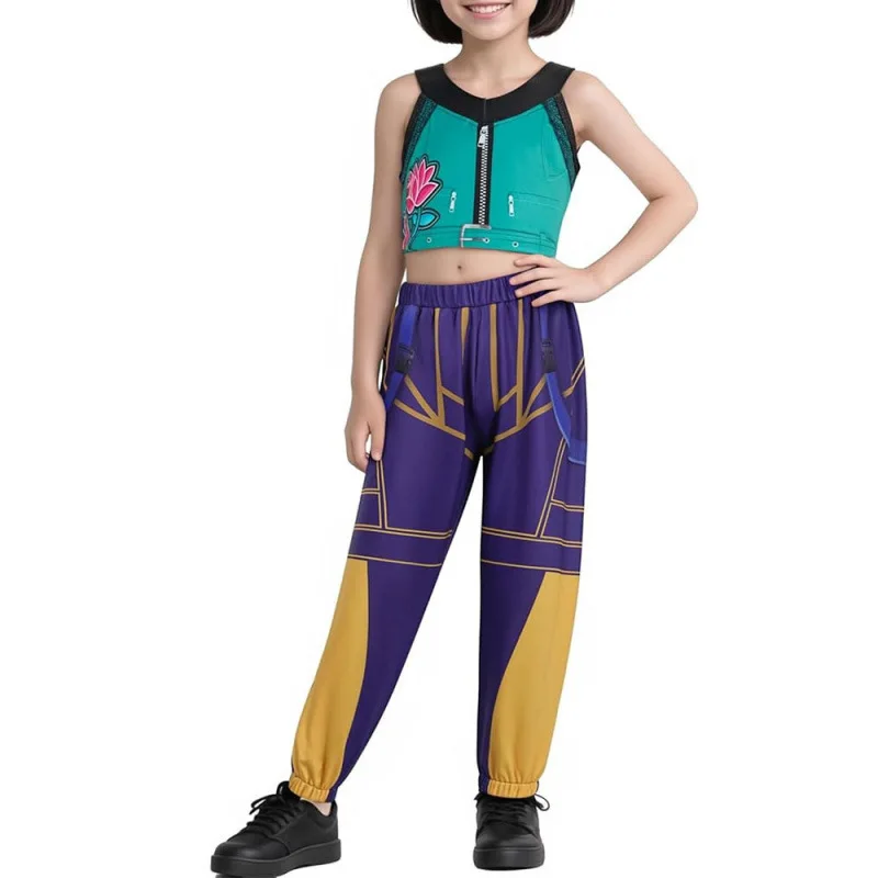 Costume Complet Kpop Demon Hunters Cosplay - Déguisement Rumi Mira Zoey Pour Filles, Halloween, Fête, Carnaval