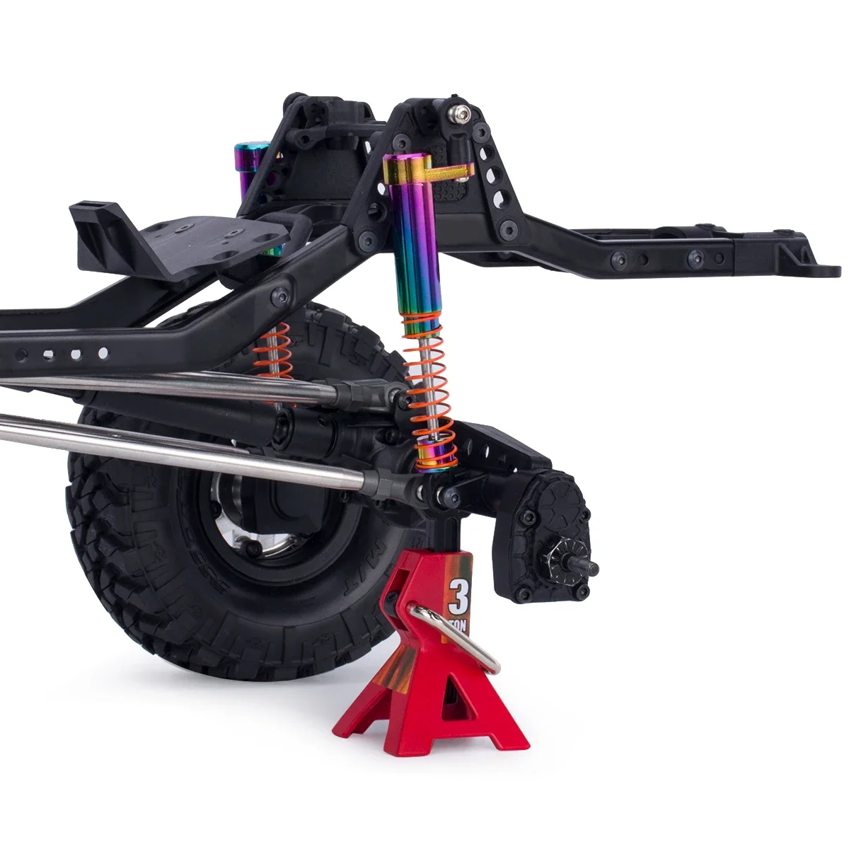 AXSPEED アルミ合金フロントリアレールバンパーマウントサーボスタンド AXIAL SCX10 II 90046 1/10 RC  クローラー車のアップグレード部品 - AliExpress For AXIAL For SCX10 II 90046 1/10 アルミ合金製 フロントリアレールバンパーマウント サーボスタンド