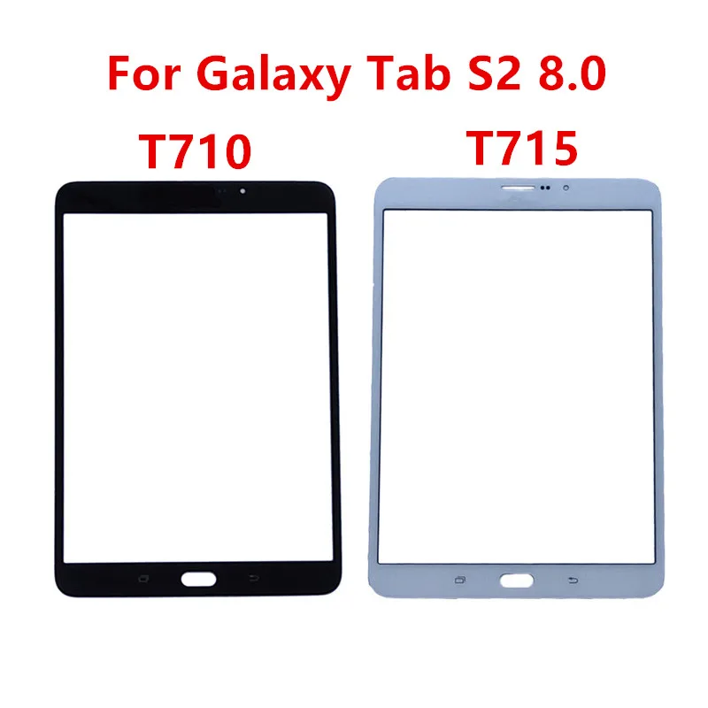 T710 T715 Touch Panel For Samsung Galaxy Tab S2 8.0 SM-T710 Outer Glass LCD Front Screen Repair Parts ( No Contect Cable ) image_0