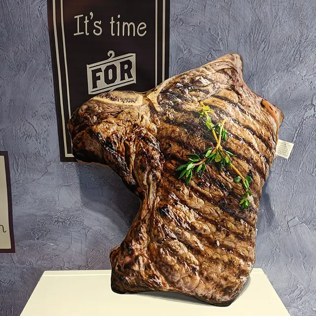 New Simulation BBQ Food Plush Toy Lifelike Snack Food Stuffed Toy Burger Sausage Grilled Fish Beer Pillow Photography Props 2