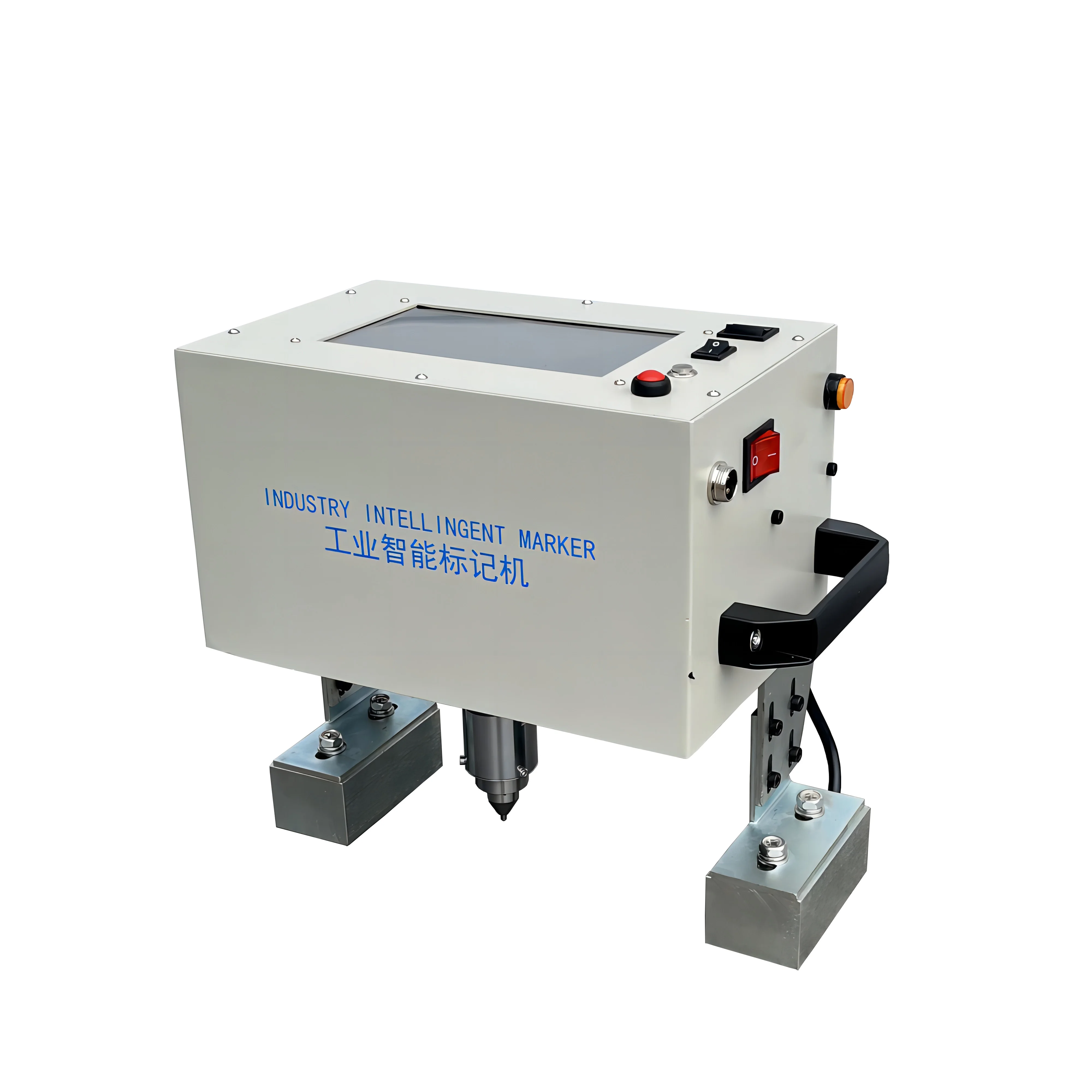 Handheld Electric Integrated Dot Peen Marking engraving Machine for frame engine oil pipe mold flanges