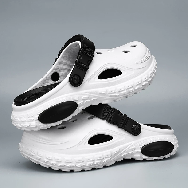 Men's Summer EVA Garden Clogs - Stylish Beach & Indoor Bathroom Sandals