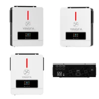 Stock ue 6.2kW 48V 220V onduleur hybride 120A Mppt Charge 230V double sortie marche/arrêt réseau BMS Wifi onduleur solaire PV YINGFA 2