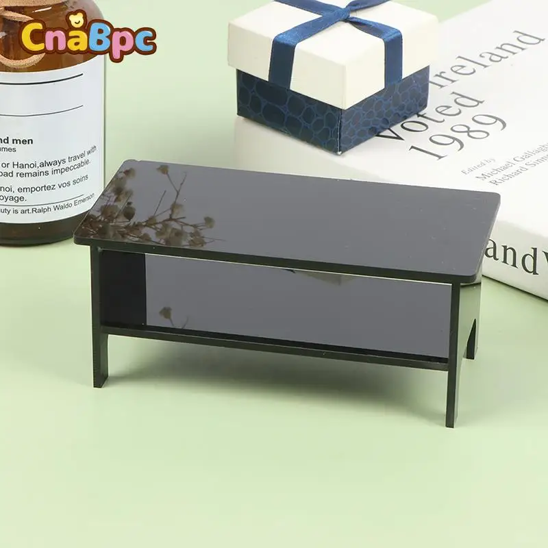 

1:12 Dollhouse Miniature Furniture Round Table Coffee Table Computer Desk Dollhouse Livingroom Kitchen Beach Leisure Table Model