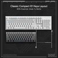 Redragon K617 Rapid Trigger Gaming Keyboard, 60% 61 Keys Wired Mechanical 8K Hz Polling RateDedicated Magnetic Switch Misty Grey - Image 3