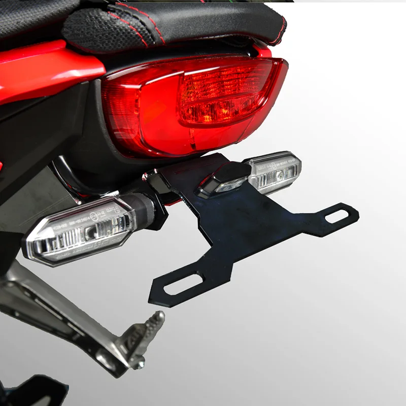 Motorcycle License Plate Holder Mount Tail Rear Bracket For Honda CB650R CBR650R 21-