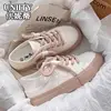 Sweet Ins Fashion Canvas Shoes Female Girly Heart Student Board Shoes Casual All Match Soft Comfortable Sneakers Y2k Girls Gifts 1